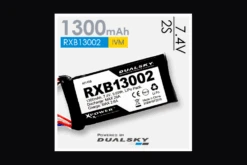 Dualsky Lipo Receiver Pack 1300mAh 7.4V