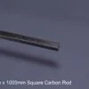 4mm X 1000mm Square Rod -Aloft Hobbies Shop 4mmx1000mmSquareCarbonRod