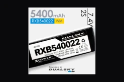 Dualsky Lipo Receiver Pack 5400mAh 7.4V