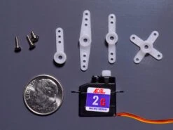 AGF C02CLS Ultra Micro Servo 0.110 Kg (1.5 Oz In) 0.06 Sec - 2.2g