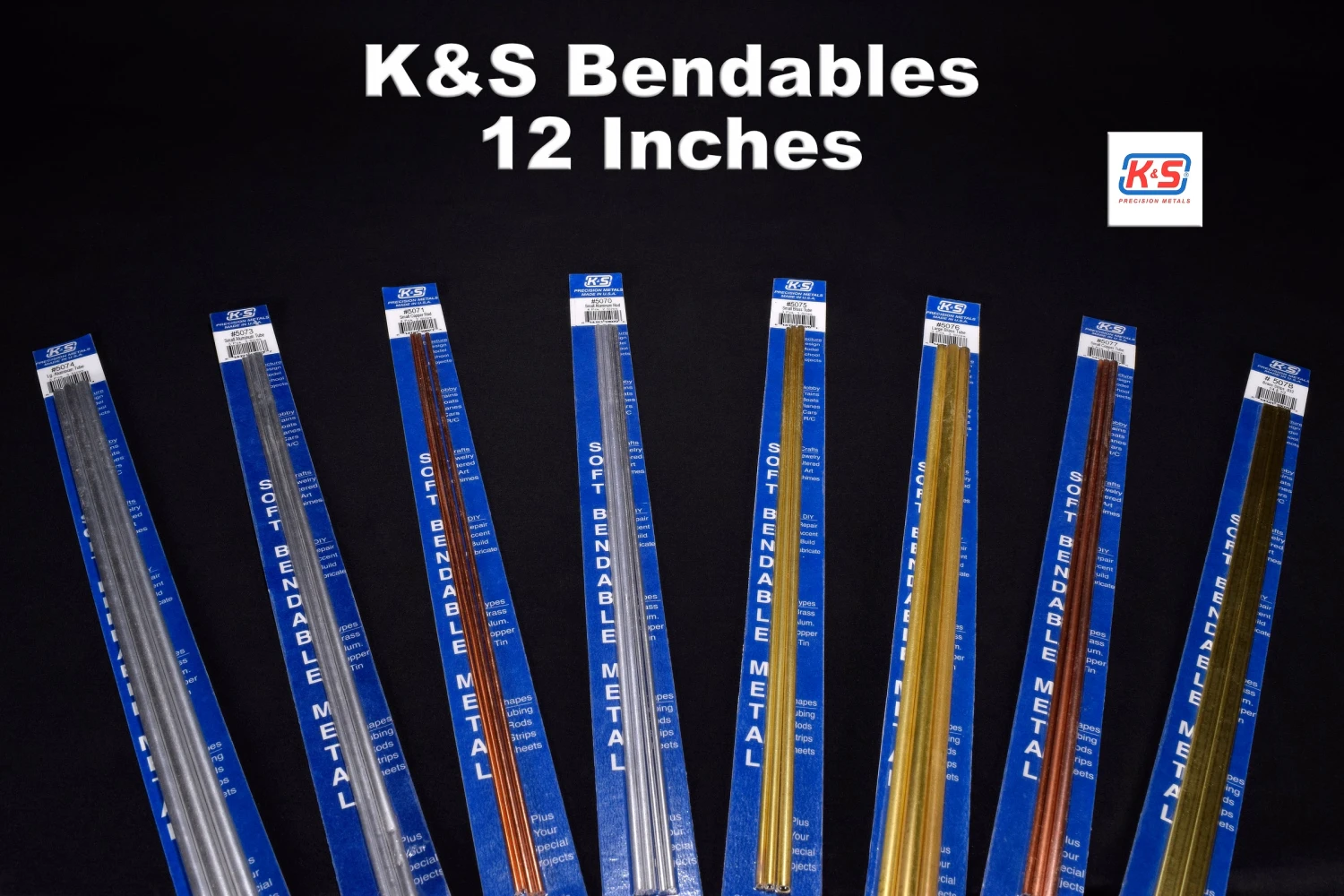 K&S Bendable Aluminum Rod 3/32 And 1/8 2pcs. Each 3 K&S Bendable Aluminum Rod 3/32 And 1/8 2pcs. Each