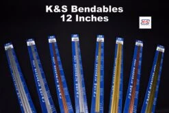 K&S Bendable Brass Tube 3/16, 7/32 And 1/4 1pc. Each