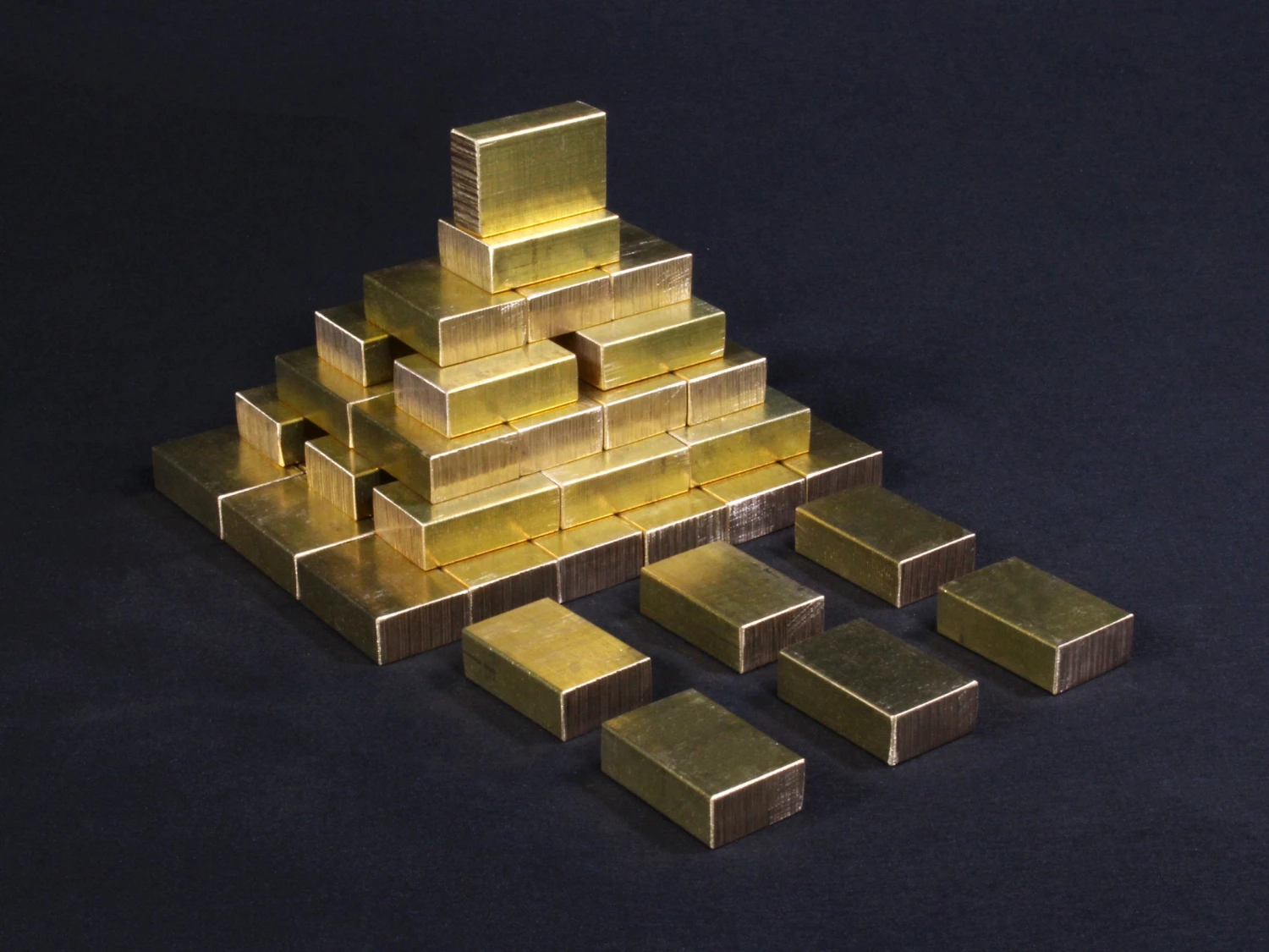 Brass Ballast Weights / 10x20x30mm 3 Brass Ballast Weights / 10x20x30mm