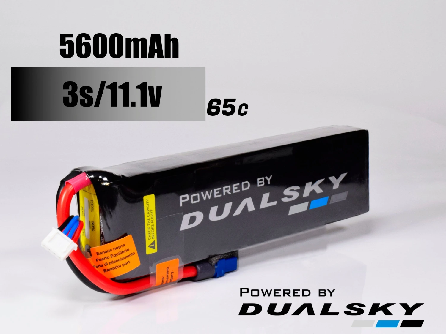 Dualsky ULT 3S 5600mAh 65C XT60 3 Dualsky ULT 3S 5600mAh 65C XT60