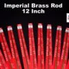K&S 5/32" OD Imperial Brass Rod