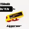 Liperior 2250mAh 3S 8C 11.1V LiPo Transmitter Pack (Fits Taranis X9D+)