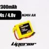 Liperior 2300mAh 4S 4.8V NiMH AA Flat Receiver Pack -Aloft Hobbies Shop LIPERIOR23004s4.8vNiMHAA