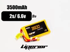 Liperior 3500mAh 2S 25C 7.6V HV LiPo Transmitter Pack (Fits FrSky QX7)
