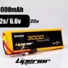 Liperior 3000mAh 2S 20C 6.6V LiFe Receiver Pack -Aloft Hobbies Shop Liperior3000mAh2S20C6.6VLiFeReceiverPack