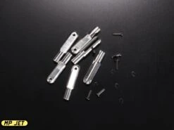 MP Jet Aluminum Clevis / Length 23mm / Slot Width 2mm / 1.6mm Dia. Pin / 6pk / M2.5