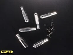 MP Jet Aluminum Clevis / Length 23mm / Slot Width 1.6mm / 1.6mm Dia. Pin / 6pk / M2