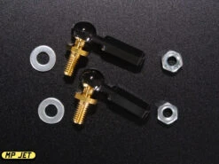 MP Jet Enclosed Ball Link V1 / 7mm Ball With Offset Flange And M4 Threads / M4