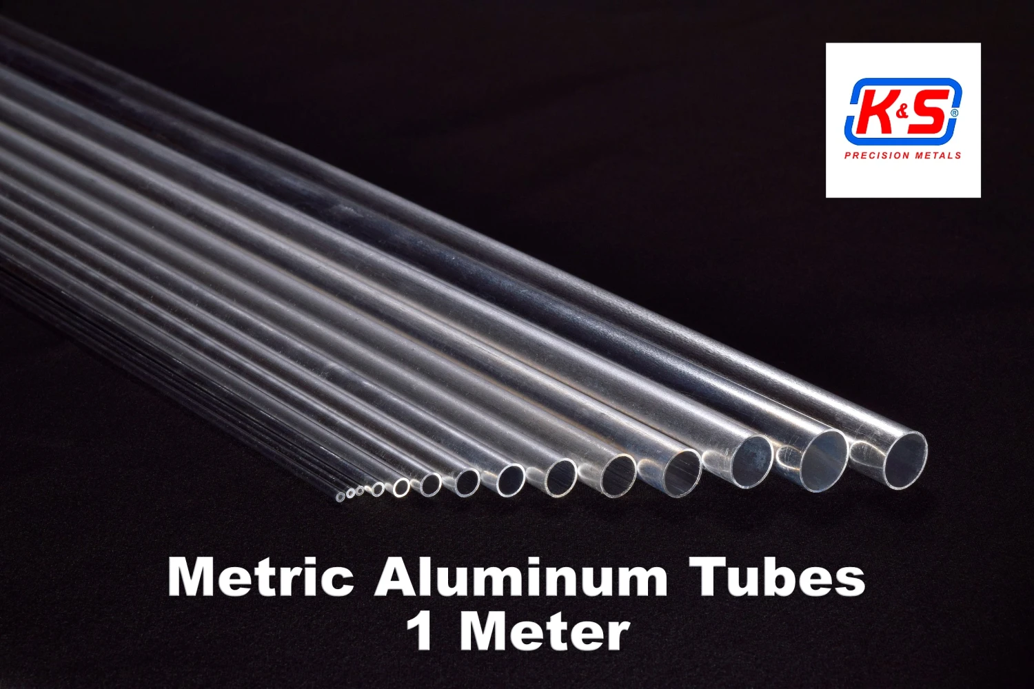 K&S 12mm OD Aluminum Tube 3 K&S 12mm OD Aluminum Tube