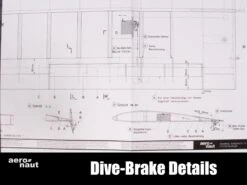 The PowerFly 2 Meter Electric Glider By Aero-naut -Aloft Hobbies Shop PowerflyDiveBrakeDWG