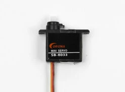 Corona SB6033 Servo - .95 Kg (13.19 Oz-in), 0.10 Sec - 6.2g