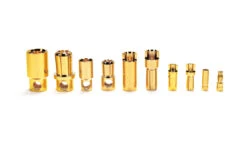 8mm Bullet Connector Bag Of 3