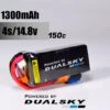 Dualsky ULT 4S 1300mAh 150C XT60 -Aloft Hobbies Shop cellcount 3DualskyULT4S1300mAh150CXT6031520