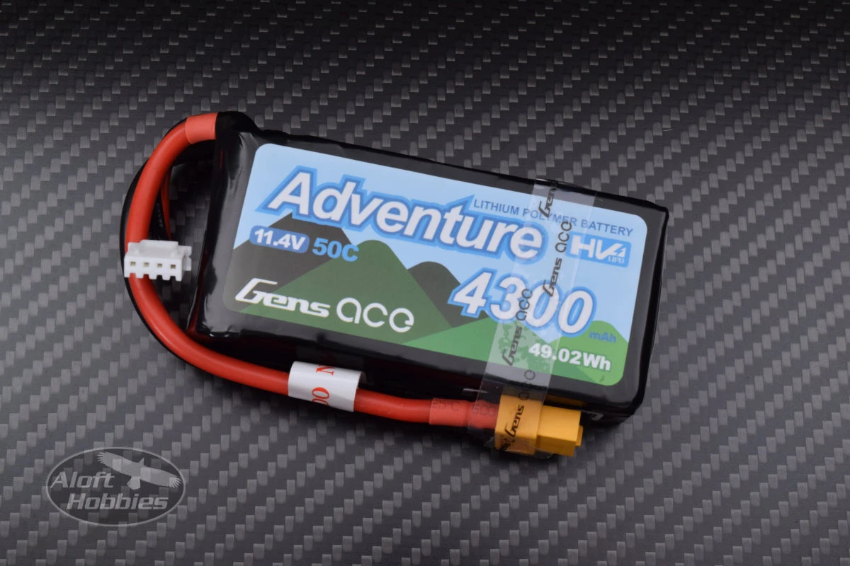 Gens Ace Adventure 3S HV 4300mAh 60C XT60 3 Gens Ace Adventure 3S HV 4300mAh 60C XT60