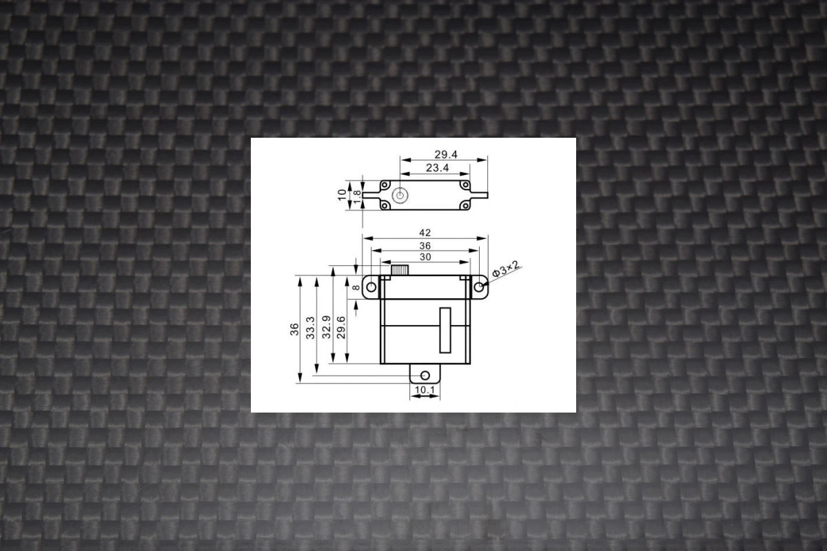 KST X10 Mini Wing Servo - 7.5Kg (104.16 Oz In), .09sec - High Voltage 4 KST X10 Mini Wing Servo - 7.5Kg (104.16 Oz In), .09sec - High Voltage - Image 2