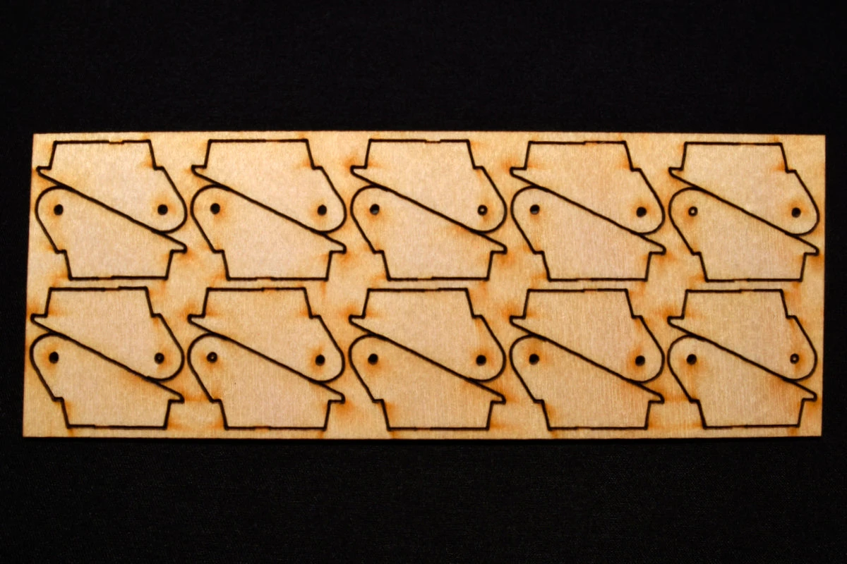 1.5mm Plywood Control Horns (20x) 3 1.5mm Plywood Control Horns (20x)