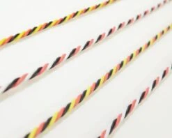 22 AWG, Yellow Red Black Twisted, 5yds