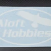 Aloft Window Sticker -Aloft Hobbies Shop vinyl cut