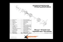 Top Model XPower XC 4226 - 12 LS 660KV -Aloft Hobbies Shop xc4226 dwg2