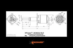 Top Model XPower XC 3522 - 5 LS 1000KV -Aloft Hobbies Shop xc 3522 dwg 1